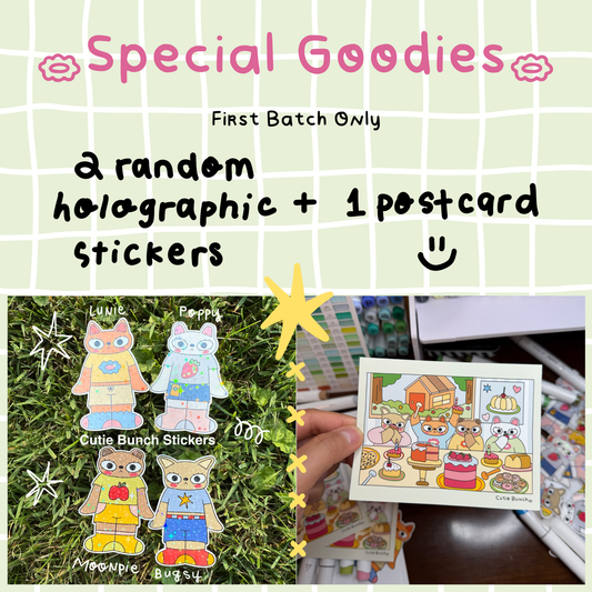 (US only-LIMITED ORDERS) Cutie Bunch Coloring Book • Volume 1 🌼