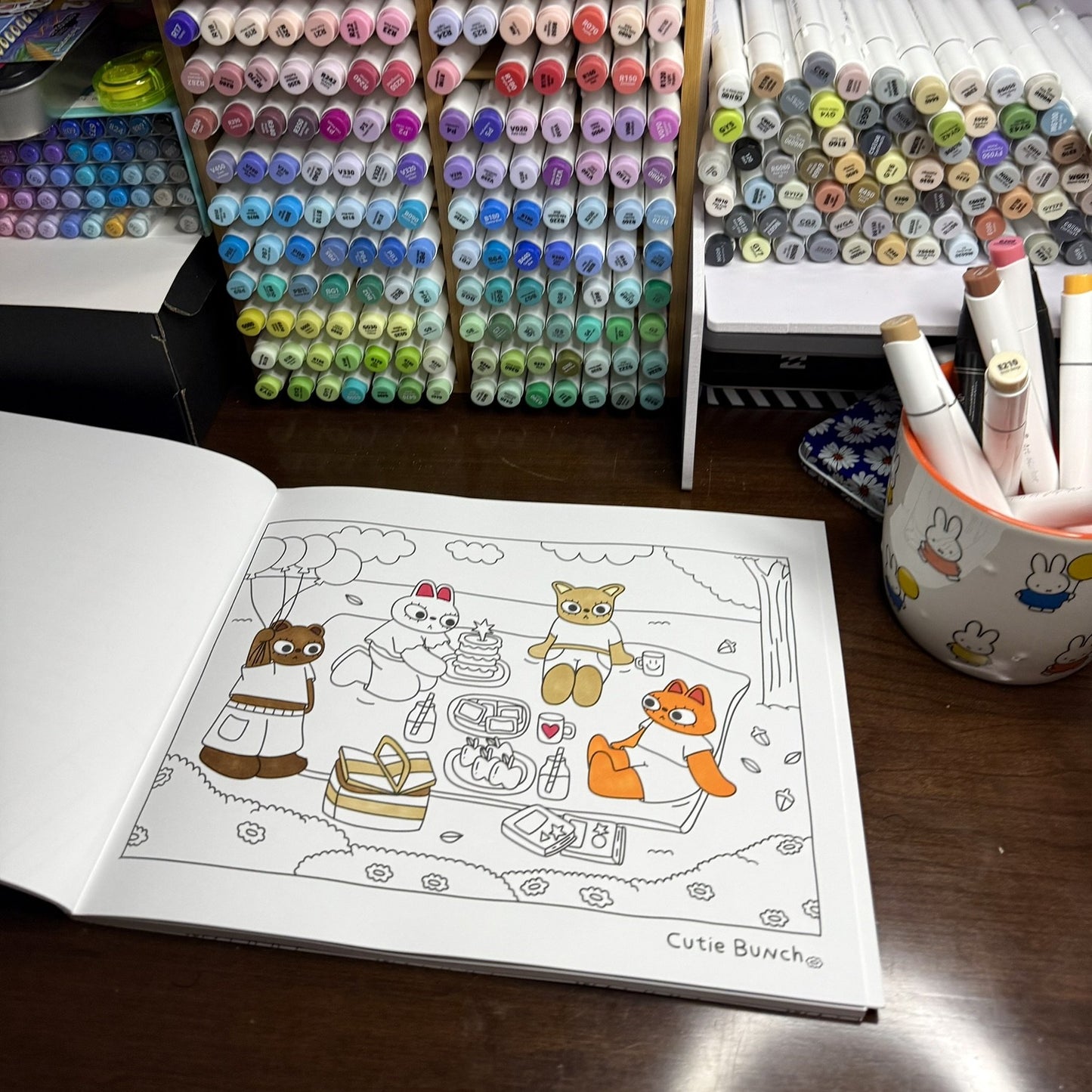 (LIMITED ORDERS) Cutie Bunch Coloring Book • Volume 1 🌼