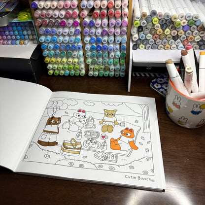 (LIMITED ORDERS) Cutie Bunch Coloring Book • Volume 1 🌼
