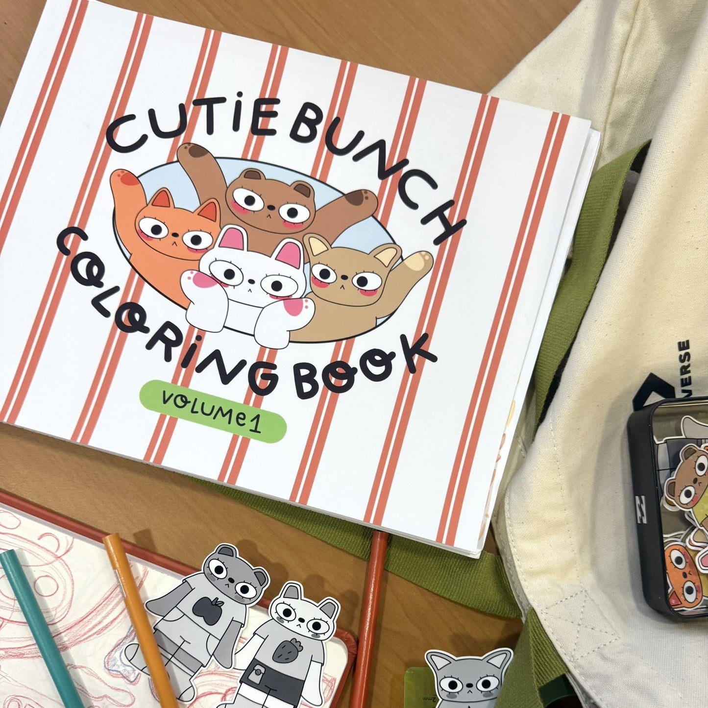 (LIMITED ORDERS) Cutie Bunch Coloring Book • Volume 1 🌼