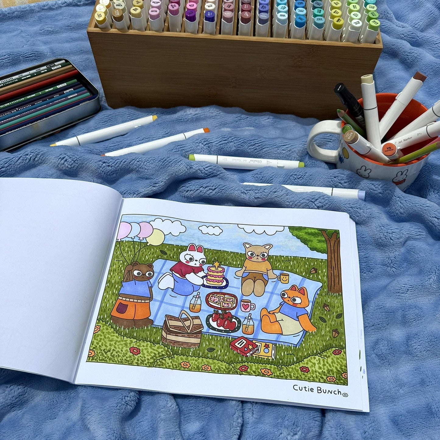 (LIMITED ORDERS) Cutie Bunch Coloring Book • Volume 1 🌼