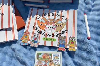 (LIMITED ORDERS) Cutie Bunch Coloring Book • Volume 1 🌼