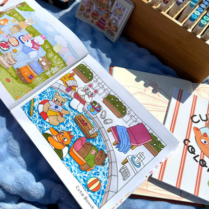 (LIMITED ORDERS) Cutie Bunch Coloring Book • Volume 1 🌼