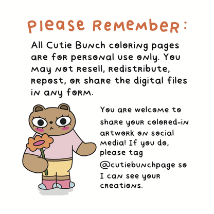 Printable Pages ✿ Fall-Winter Season