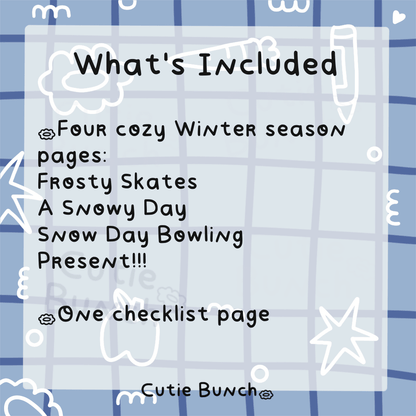 Printable Pages ✿ Fall-Winter Season