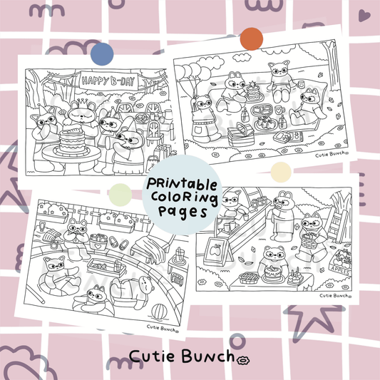 Printable Pages ✿ Volume One Mini Digital Pack
