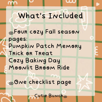 Printable Pages ✿ Fall-Winter Season
